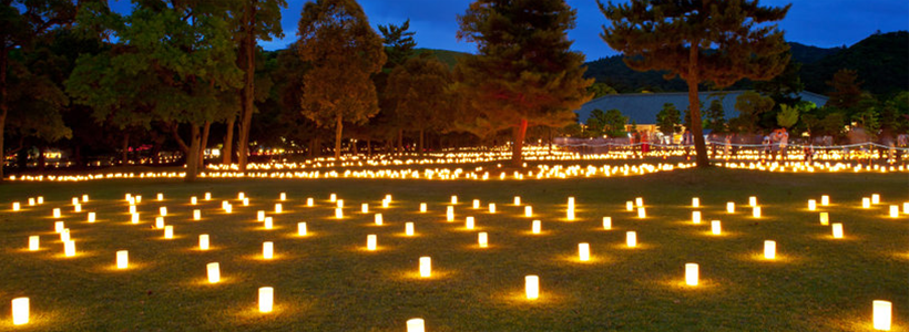 奈良ホテルのビアテラスとろうそくの灯りが美しい☆なら燈花会夜の奈良満喫